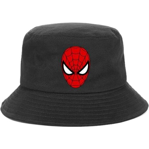 Anime Cartoon Super Hero Bucket Hat teenager Outdoor Fisherman Hats Summer Cap unisex Streetwear Chapeau Caps