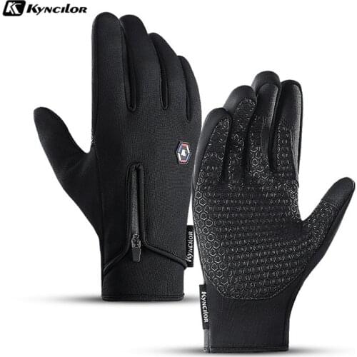Autumn Winter Unisex Winter Thermal Warm Gloves Cycling Bike Snow Ski Outdoor Sports Camping Hiking Running Gloves for Men Women