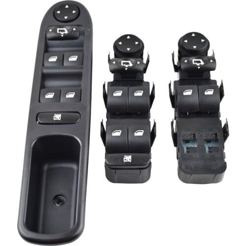 Electric Power Master Window Lifter Control Switch For Citroen C4 2004 2005 2006 2007 2008 2009 2010 2011 6554.HA Car Styling