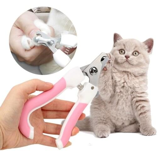 HOOMIN Portable Pet Nail Clipper Toe Care Scissors Trim Nails Cutter Nail File
