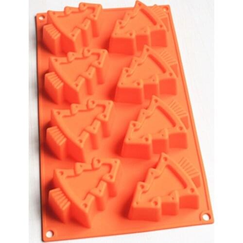 The Christmas tree mechanism soap mould mechanism cake mold chocolate mold silicon mold