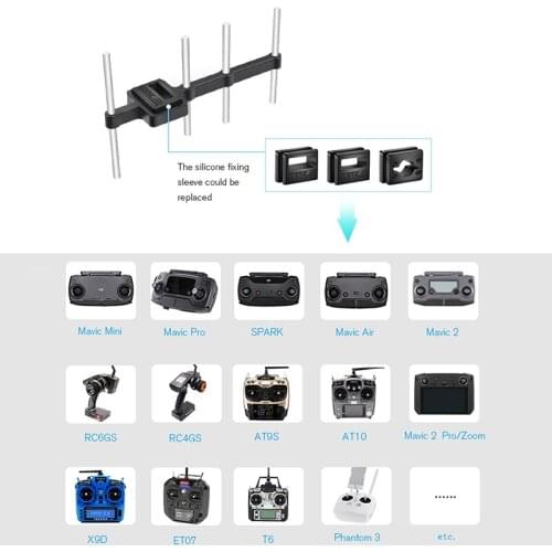 STARTRC 2pcs Yagi Antenna 2.4Ghz Drone Remote Control Signal booster common for Mavic /Air / mini / Phantom/ spark ect. RC drone