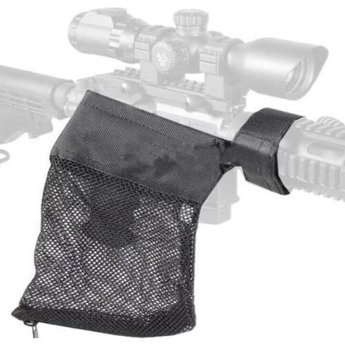 Tactical AR-15 Bullet Shell Bag Ammo Catcher Mesh Trap Pouch Zippered Closure Quick Unload Hunting Accessories