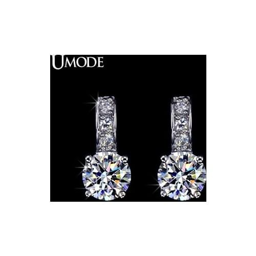 UMODE Brand Small Size Top Guality Classic Cubic Zirconia Stud Earrings For Elegant Women Oorbellen UE0041