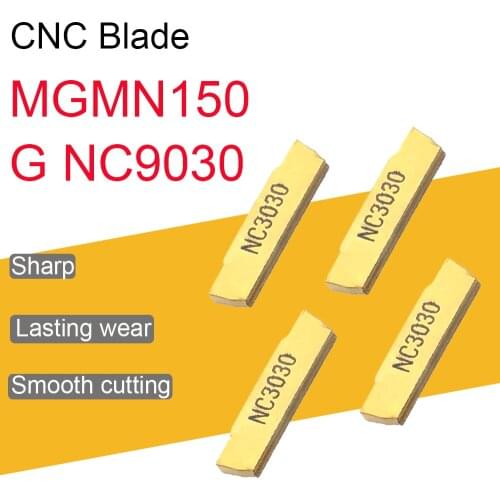 10PCS MGMN150 200 30 400 M NC3030 3020 Carbide Inserts Grooving Blade CNC Lathe Turning Tool Machine Accessories