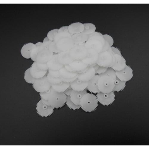 100PCS/LOT 0.5M 42T 2A Plastic Spur Gear 0.5 Modulus T=42 Aperture: 2mm 1.95MM Tight Fitting 42 Teeth 4MMX22MM Gears NEW *FD858