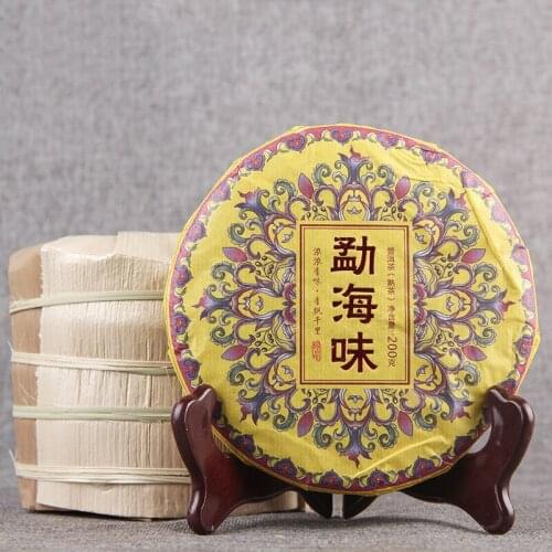 2018 Menghai Flavor Ripe Puer Chinese Tea Collection Old Mellow Shu Puer Chinese Tea 200g/pcs