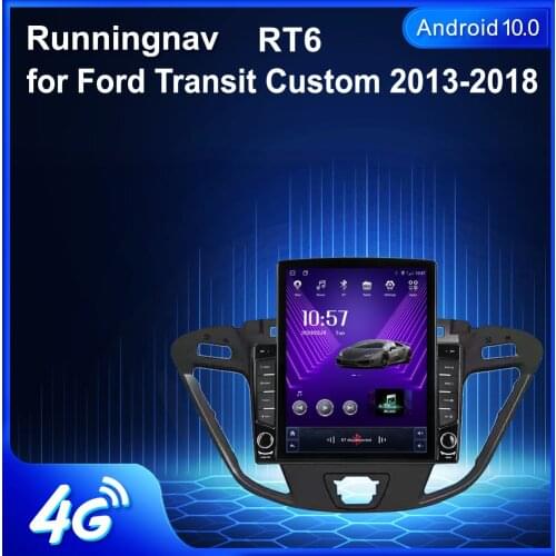 9.7" Android 10.1 For Ford Transit Custom 2013 2014 2015 2016-2018 Tesla Type Car Radio Multimedia Video Player Navigation GPS