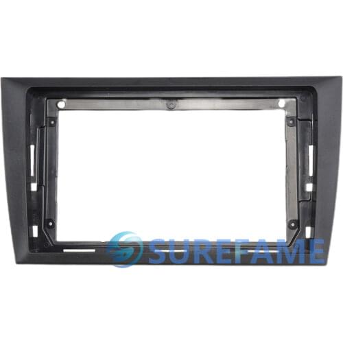 9 inch Car Fascia Radio Panel for 2009-2012 Volkswagen VW GTI Golf MK6 Dash Kit Install Facia Console Bezel Plate Trim Adapter