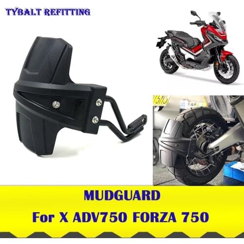 For HONDA X ADV 750 2019 2020 2021 FORZA 750 Motorcycle Rear Fender Wheel Hugger Mudguard Splash Guard Black