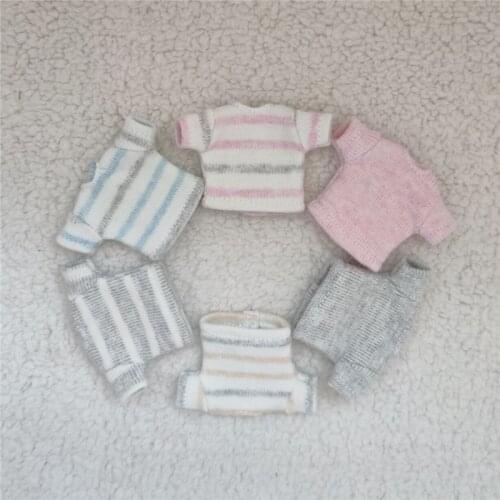 Ob11 baby clothes 1/12 bjd obitsu11 joker T-shirt short sleeve GSC bjd doll clothes Dolls Accessories Toy shorts trousers