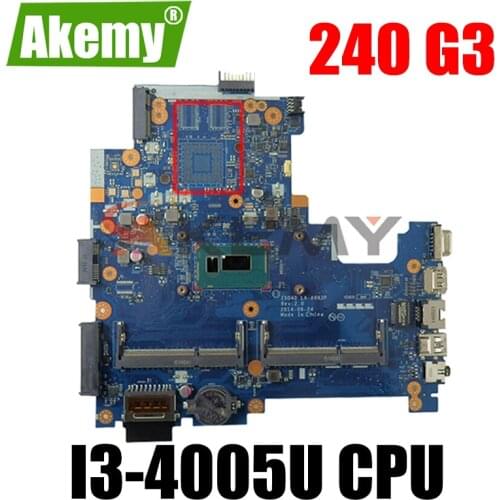 For HP 240 G3 Laptop Motherboard 794733-601 794733-501 794733-001 i3-4005U ZSO40 LA-A993P 100% fully tested