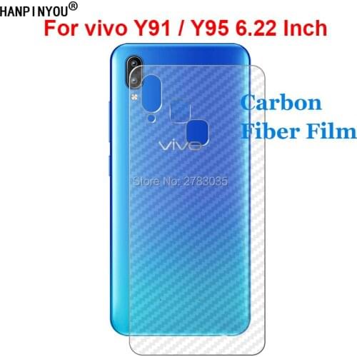 For vivo Y91 Y95 6.22" 3D Anti-fingerprint Durable Ultra Thin Carbon Fiber Back Film Matte Screen Protector (Not Tempered Glass)
