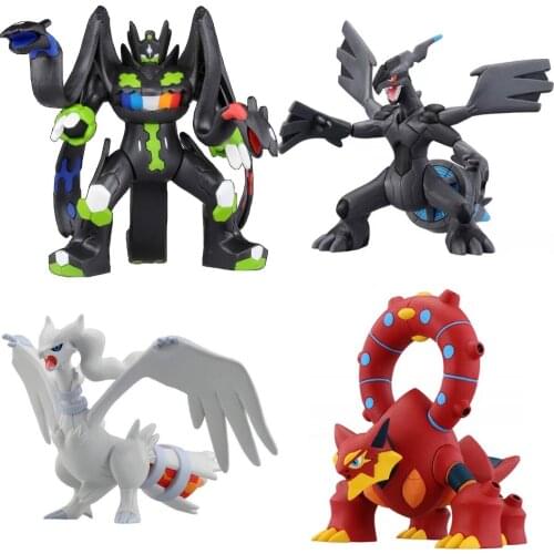 TAKARA TOMY Pokemon Action Figure Reshiram Rayquaza Pikachu Rare Model Toy Decoration