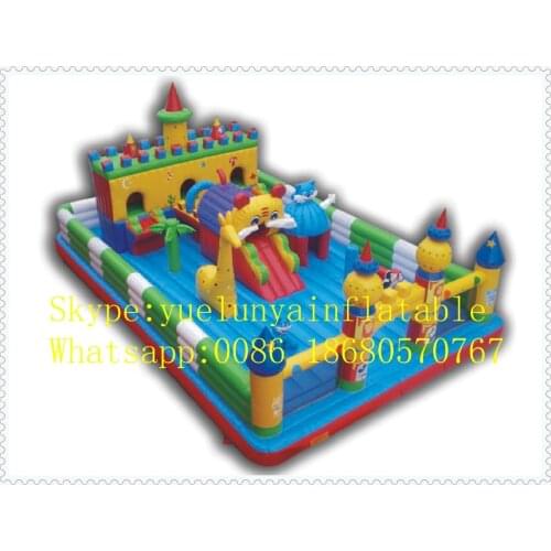 Factory direct Inflatable slide,Inflatable castle,Inflatable Entertainment City KYB-35