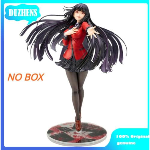 100% Original genuine Kakegurui: Compulsive Gambler Jabami Yumeko Saotome Meari PVC Action Figure Anime Figure Model Doll Gift