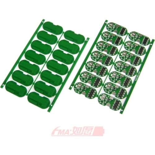 28Pcs 10A BMS PCM for 3.7V Li-Po 3.6V 18650 1S2P 3P 4P xP Li-ion Battery FMA084
