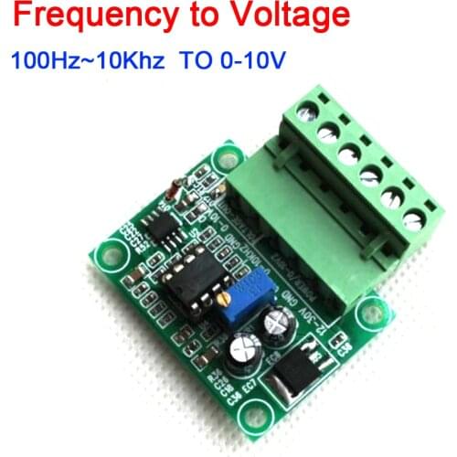 DYKB F / V Converter module Frequency TO voltage 100Hz ~ 10Khz to 0-10V / 5V Digital to analog converter module PLC Inverter