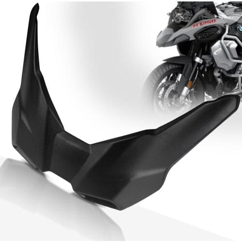 Motorcycles FOR BMW R1250GS Front Wheel Upper Cover Hugger Fender Beak Nose Cone Extension Front Winglets Cover 2019 2020 2021