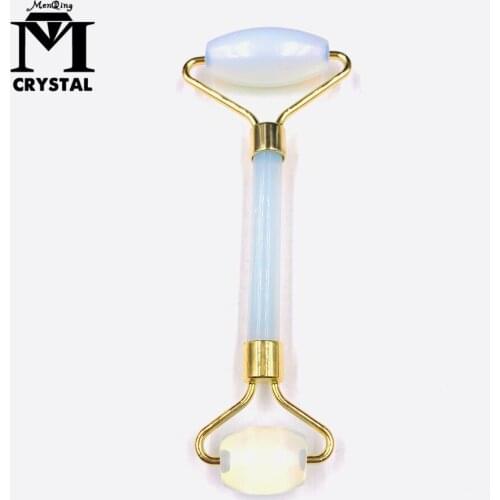 Natural Opal Crystal Stone Roller Slimming Face Massager Lifting Tool Jade Facial Massage Roller Stone Skin Massage Beauty Care