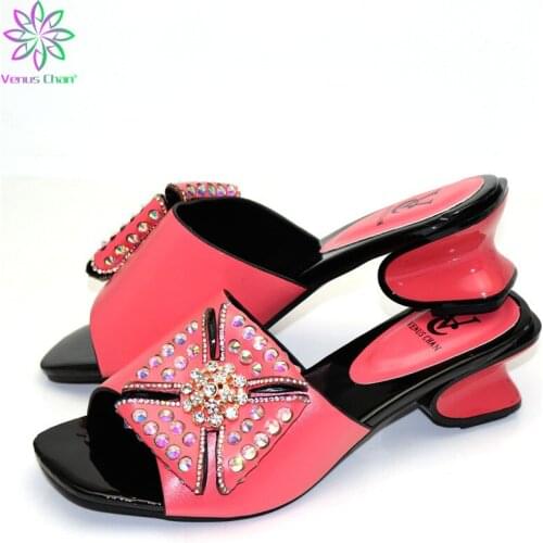 Latest Fashion Designer Shoes Women Luxury 2019 High Heels Open Toe Sandals Ladies Sandals with Heels Nigerian Party Women Pumps