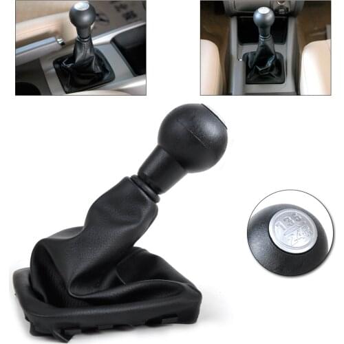 Beler New Gear Stick Shift Knob + PU Leather Gear Cover Gaiter For Hyundai Elantra Avante XD 2002 2003