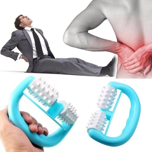 New Handheld Full Body Anti Cellulite Massage Cell Roller Massager Mini Wheel Foot Hand Body Neck Head Leg Pain Relief Hot Sale