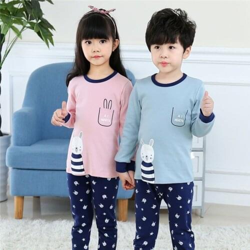 Autumn Winter Kids Pajamas Sets Baby Girl Clothes Boys Pyjamas Girls Pijamas Baby Sleepwear Childrens Long Sleeve T-shirt+Pants