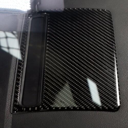 Carbon Fiber Dashboard Navigation Panel Cover Trim For Audi A3 8V 2013-2018 Car Center Console Decoration Decals