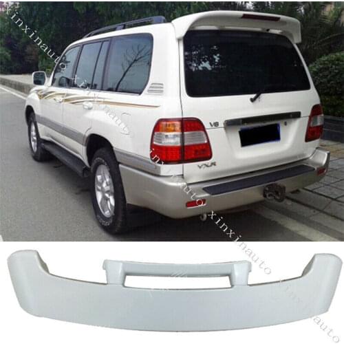 Fits For Toyota Land Cruiser LC/FJ100 1998-2007 Car ABS Unpainted Rear Roof Spoiler Wing Lip Moulding Car Styling Accessories
