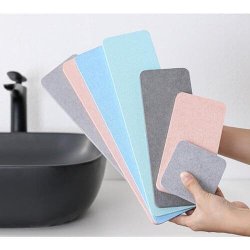 Table Coaster Absorbent Dampproof Lightweight Drain Heat Insulated Pad Dish Cup Drying Placemat Bathroom Home Accessories