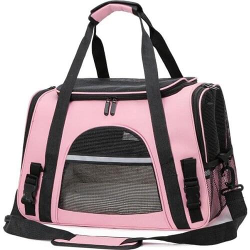 Portable Dog Carrier Bag Pet Puppy Travel Bags Breathable Mesh Bags For Small Dogs Cat Chihuahua Carrier Outgoing Pets Handbag