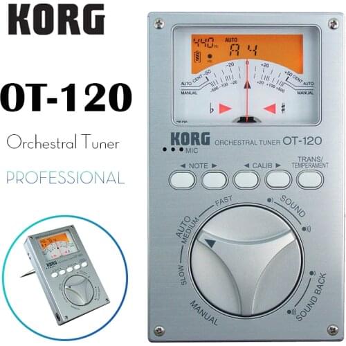 KORG OT-120 Professional Orchestral Tuner Chromatic Tuner Bass/Saxophone/ Violin/ Flute Tuner Universal Tuner