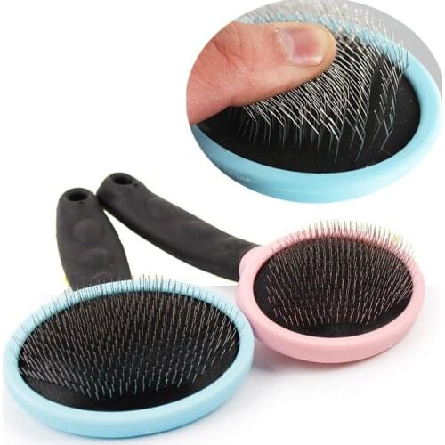 Pet Hair Trimmer Comb Dog Cat Grooming Supply Brush Slicker Tool Multi-function Pet Dog Practical Needle Comb Hair Remover Rake