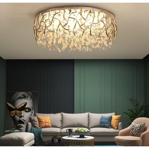 Modern ceiling lamp Nordic bedroom living room simple warm romantic atmosphere chandelier light luxury creative