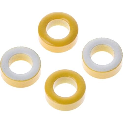 50 Pcs/Set T50-26 Iron Power Core Toroidal Ferrite Rings 7.5mm ID For Inductors