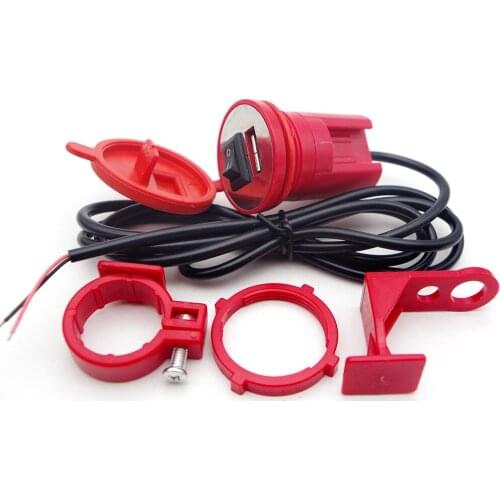 Motorcycle USB Charger Waterproof Blue For ktm 1290 super duke r duke 200 300 1190 ropa 690 790 duke 990 plaque phare exc 300