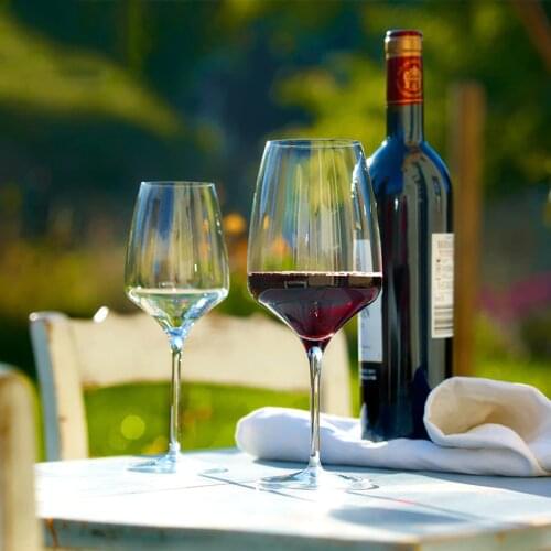 Experience Series High-End Red Wine Glass Lead-Free Crystal Ultra-thin Glasses Goblet Drinkware Bar Restaurant Home Cup