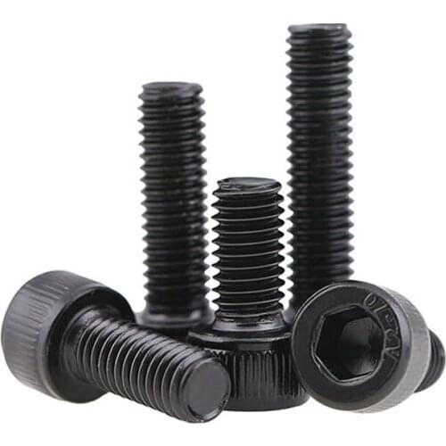 Wkooa Black Stainless Steel 304 Screws Hex Socket Cap Screws