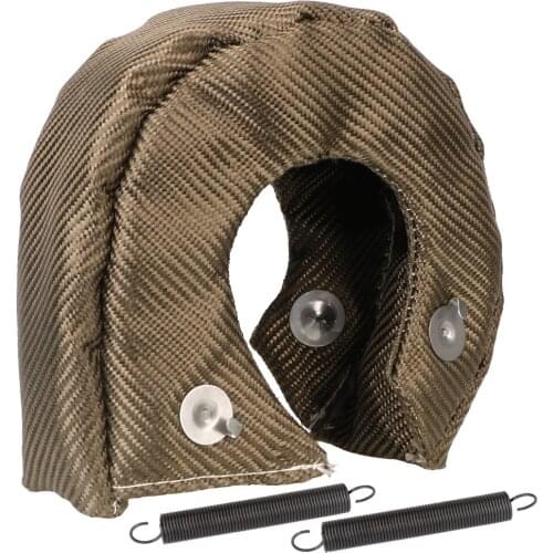 High temperature resistance Glass Fiber Protection Wrap Full Titanium Heat Shield Cover Blanket Turbo Charger Protection Wrap