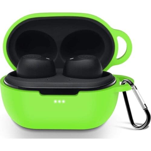 Protective Silicone Case Soft Shock Scratch Protection Cover for JBL Tune 115 TWS 115TWS True Wireless Earbuds with Keychain
