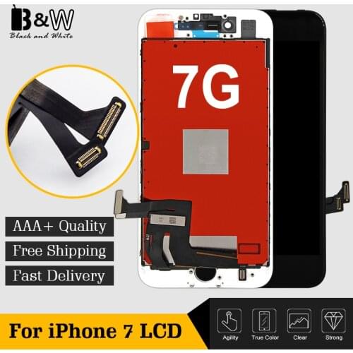 1PCS Display For iPhone 7 4.7 inch For iPhone 7G LCD None Spot Grade AAA++++ Display Touch Digitizer Assembly Free shipping