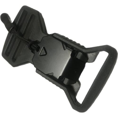 AINOMI BLACK Fidlock V-Buckle + Pull Tab 40mm - Magnetic Tactical Connector Fastener