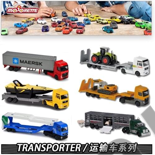 Majorette 1/64 Transporters Series Car Hot Pop Kids Toys Motor Vehicle Diecast Metal Model Mercedes-Benz,MAN