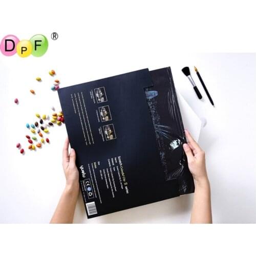 DPF decorative scratch painting colorful cities painting paper world sightseeing pictures home decoration birthday DIY gift