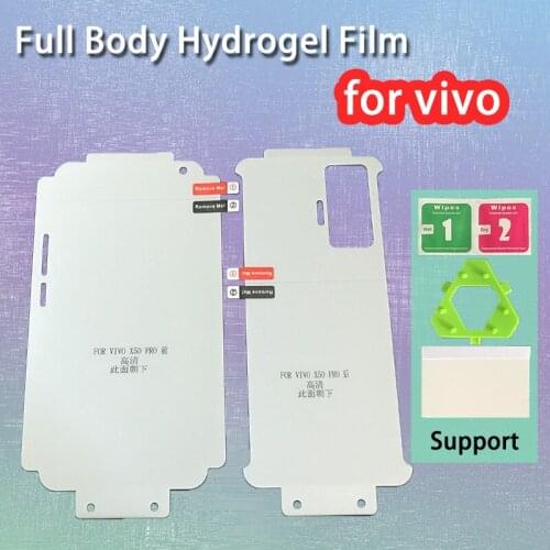 360 Full Body Coverage HD Hydrogel Film for Vivo X50 Pro X50 ProPlus Nex3 Nexs X60 Pro Screen Protector Anti Blue Light Film
