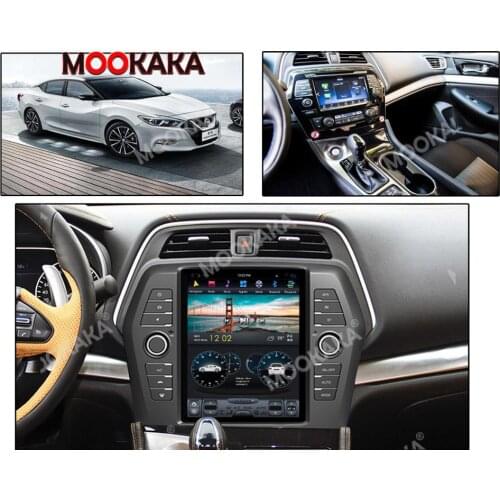 For Nissan Maxima 2016 Tesla Style Android 9.0 4G 64GB Car GPS Navigation Multimedia Auto Stereo Radio Video Audio Head Unit