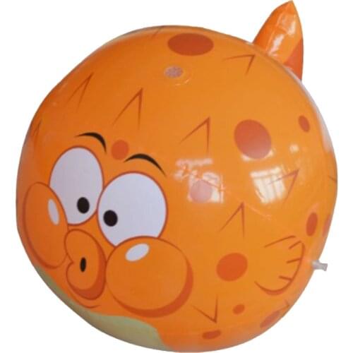 Amphibious-Play Inflatable Water Jet Ball Children Play Water Jet Fish Ball