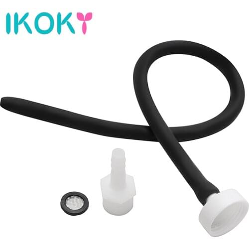IKOKY Butt Vagina Cleaning Device Butt Plug Cleaner Erotic Sex Toys for Women Anus Douche Anal Washer Enema Adult Product