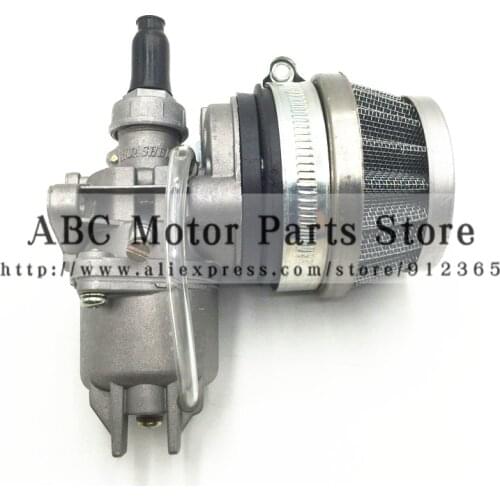 Pocket Bike 47cc 49cc engine carb carburetor with Pod Air Filter 2 stroke for Mini Quad ATV Dirt Bike MiniMoto Go Kart Buggy